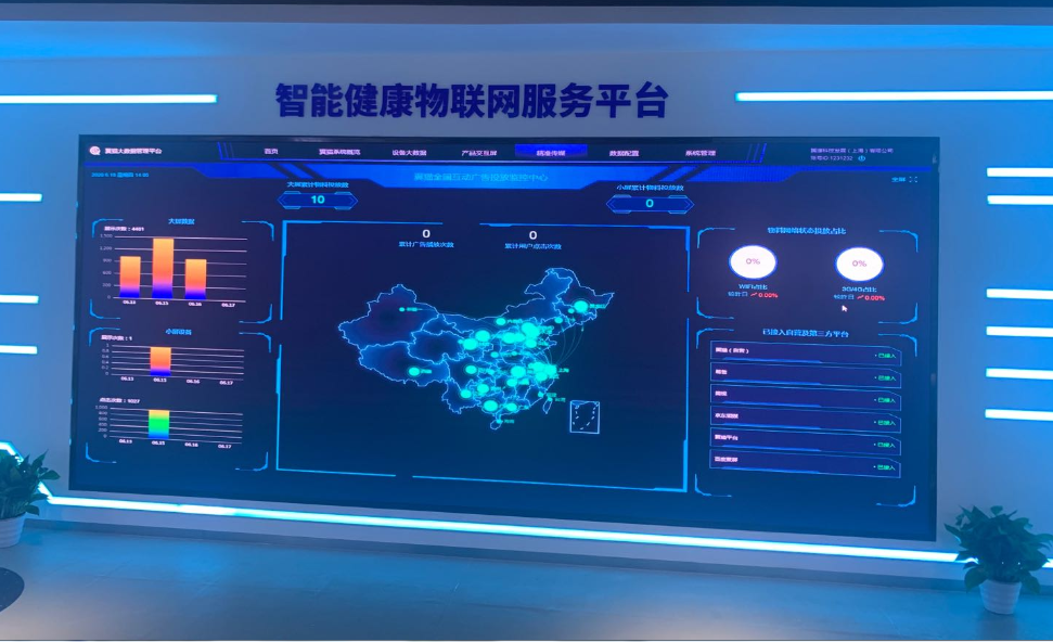 素希LED室內全彩顯示屏入駐上海展廳